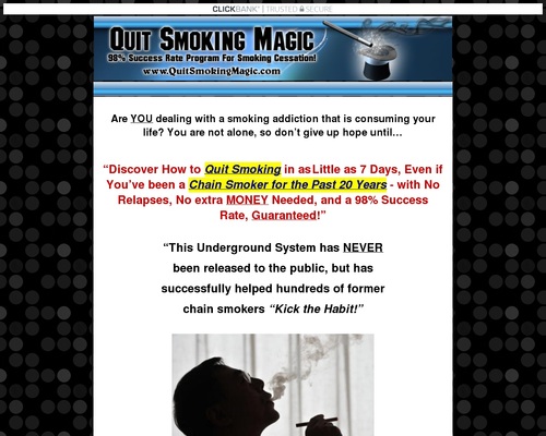 Quit Smoking Magic Official – Quit Smoking in Less than 7 Days Honest Review in 2023